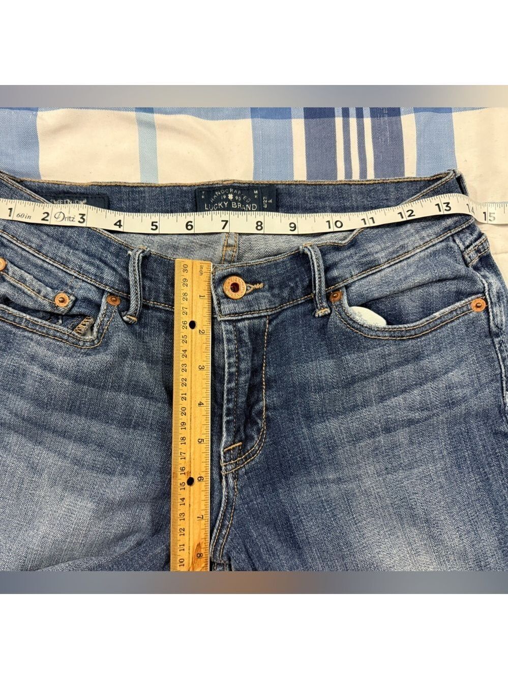 Lucky Brand Sweet ’N Low Bootcut Jeans Sz 27 Medium Wash Western - Picture 6 of 8